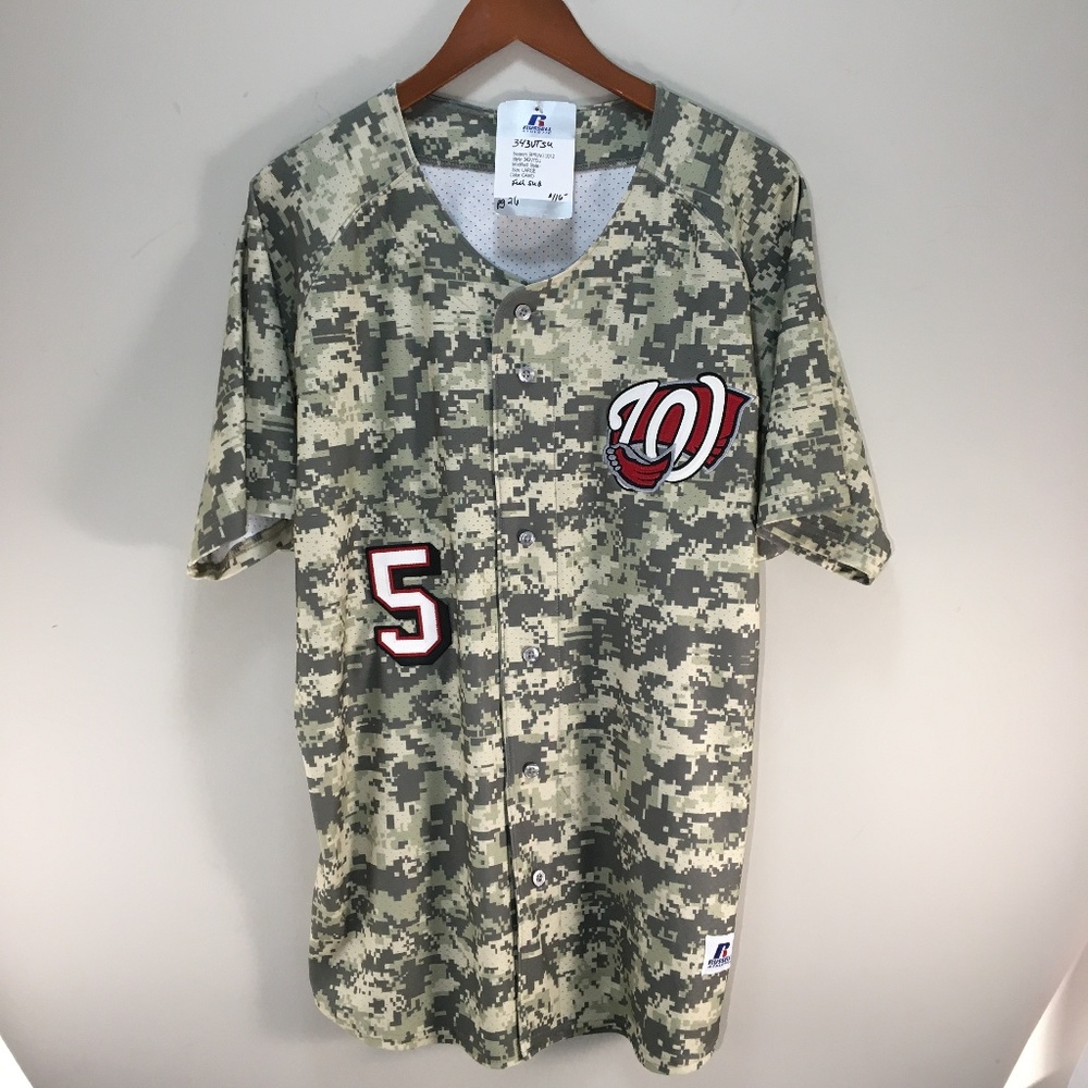 NEW Washington Nationals Digital Camo Jersey